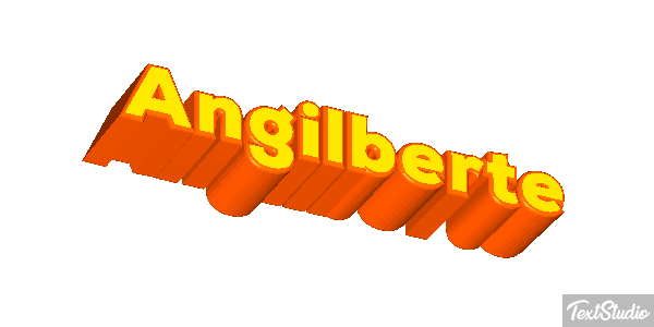 Angilberte Tekst effect