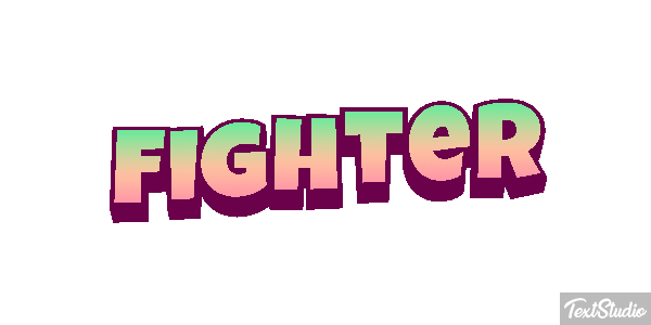 Fighter Tekst effect