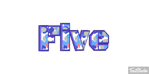 Five Tekst effect