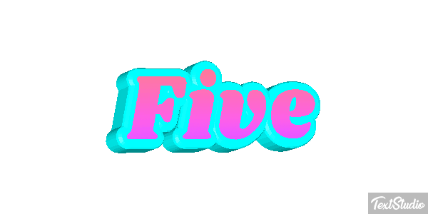 Five Tekst effect