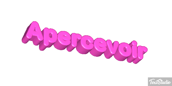 Apercevoir Tekst effect