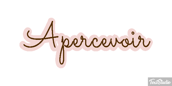 Apercevoir Tekst effect
