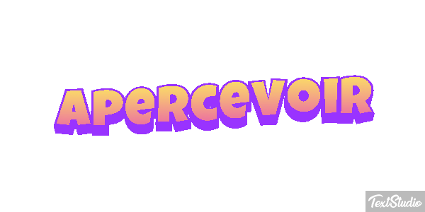 Apercevoir Tekst effect