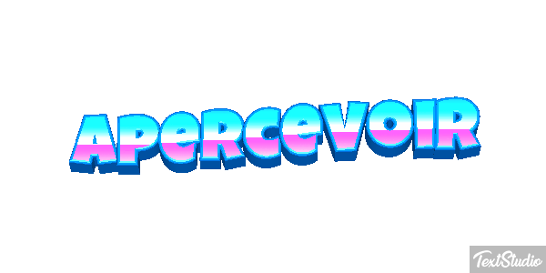Apercevoir Tekst effect