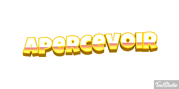 Apercevoir Tekst effect