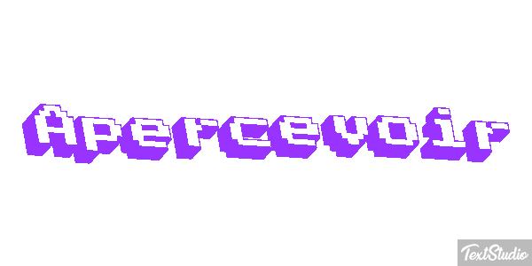 Apercevoir Tekst effect