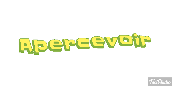 Apercevoir Tekst effect