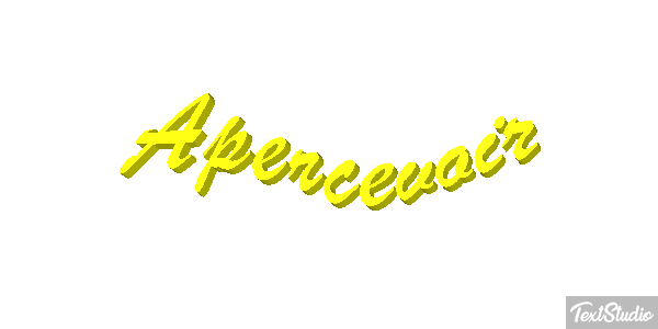 Apercevoir Tekst effect