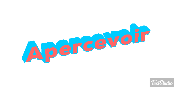Apercevoir Tekst effect