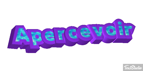 Apercevoir Tekst effect