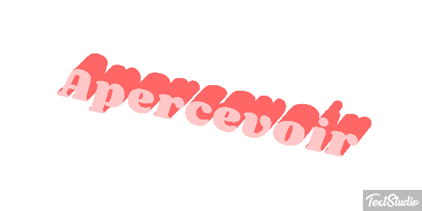 Apercevoir Tekst effect
