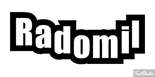 Radomił Effetto testo