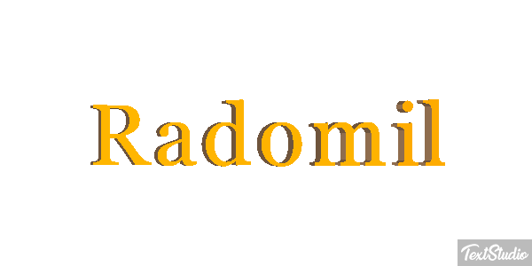 Radomił Effetto testo