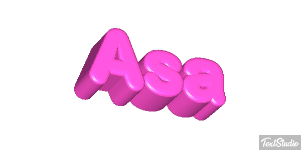 Asa Tekst effect