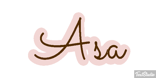 Asa Tekst effect