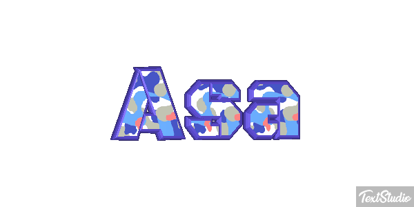 Asa Tekst effect