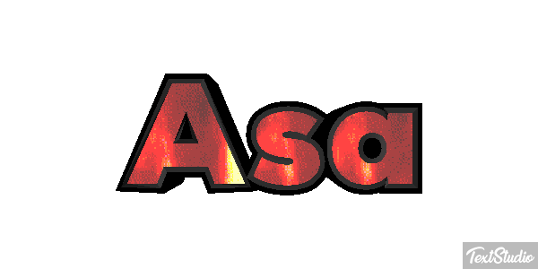 Asa Tekst effect