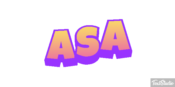 Asa Tekst effect