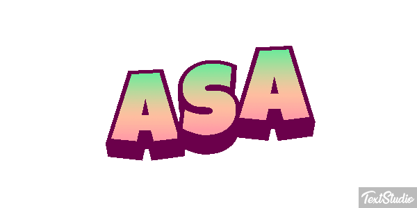 Asa Tekst effect