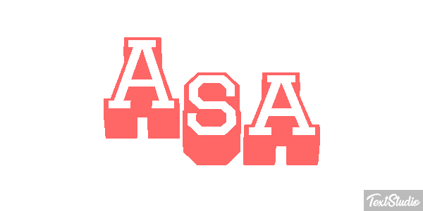 Asa Tekst effect