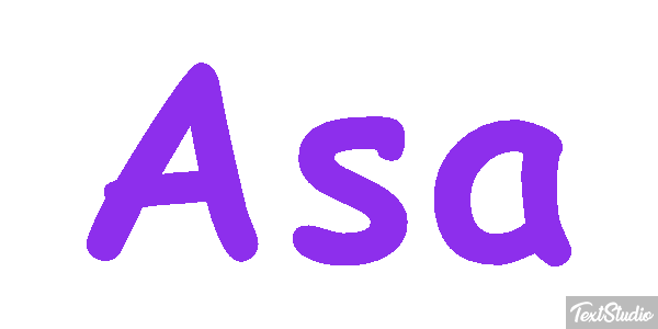 Asa Tekst effect