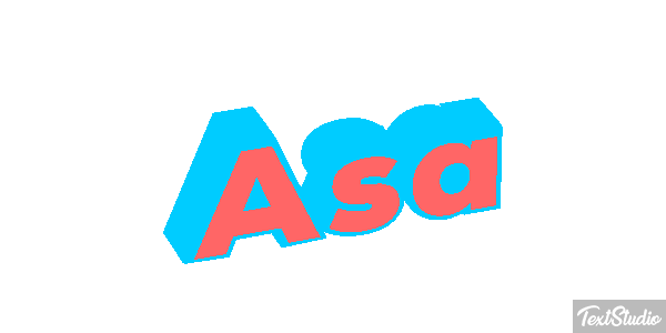 Asa Tekst effect