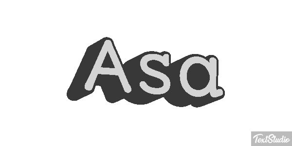 Asa Tekst effect