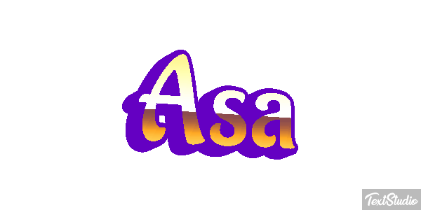 Asa Tekst effect
