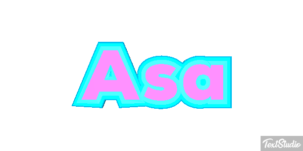 Asa Tekst effect