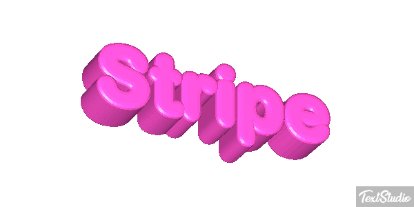 Stripe Efecto de texto