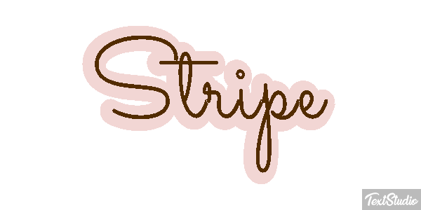 Stripe Efecto de texto