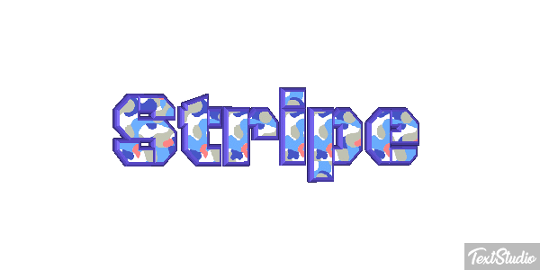 Stripe Efecto de texto