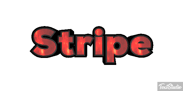 Stripe Efecto de texto