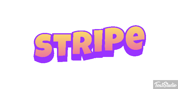 Stripe Efecto de texto