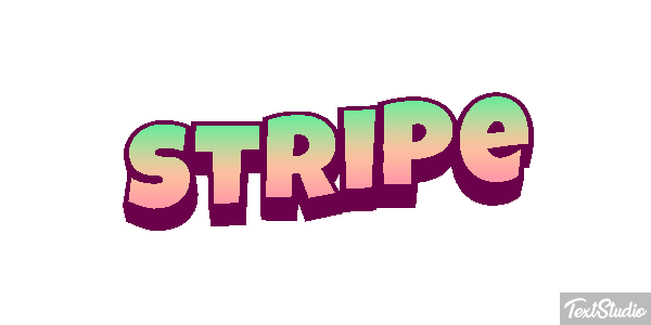 Stripe Efecto de texto