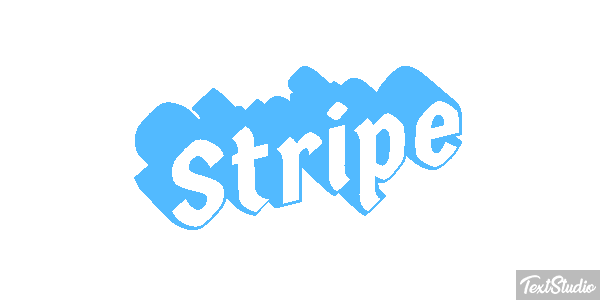 Stripe Efecto de texto
