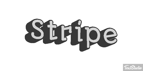 Stripe Efecto de texto