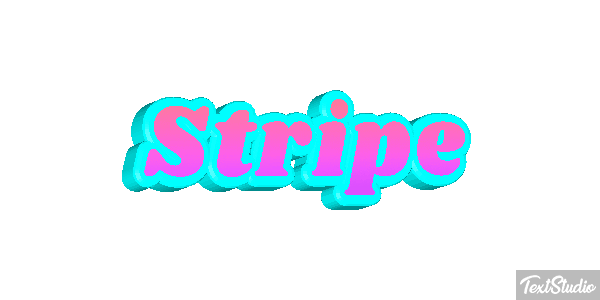 Stripe Efecto de texto