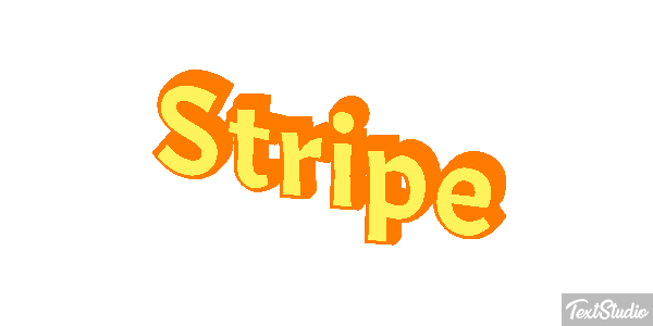 Stripe Efecto de texto