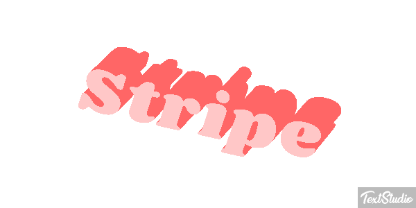 Stripe Efecto de texto