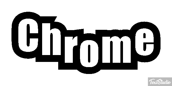 Chrome Metin efekti