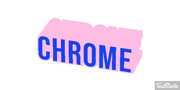 Chrome Metin efekti