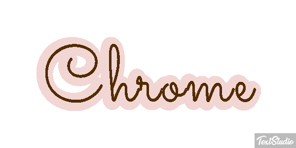 Chrome Metin efekti