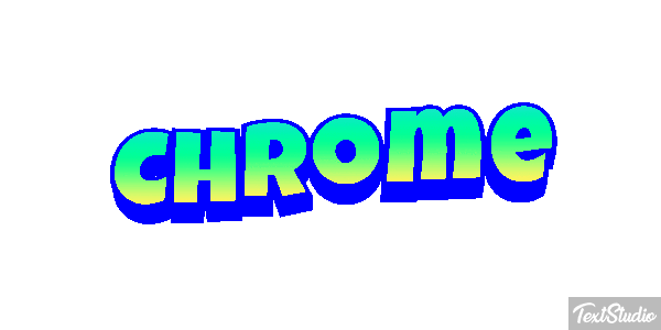 Chrome Metin efekti