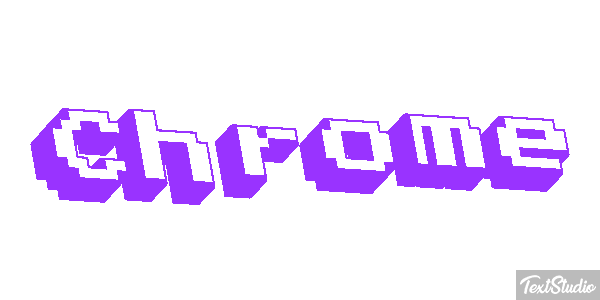 Chrome Metin efekti