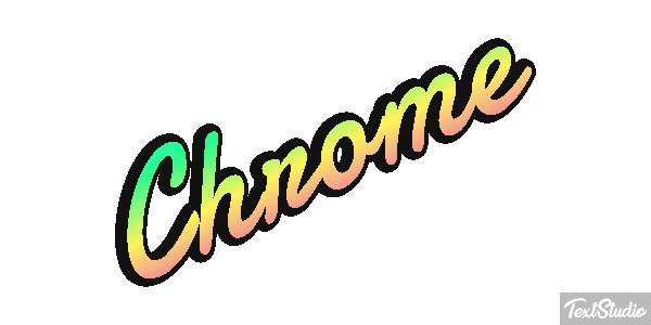 Chrome Metin efekti