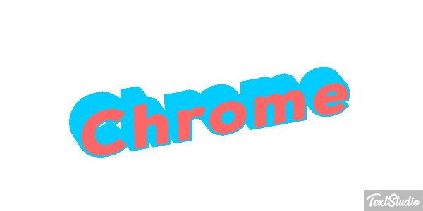 Chrome Metin efekti
