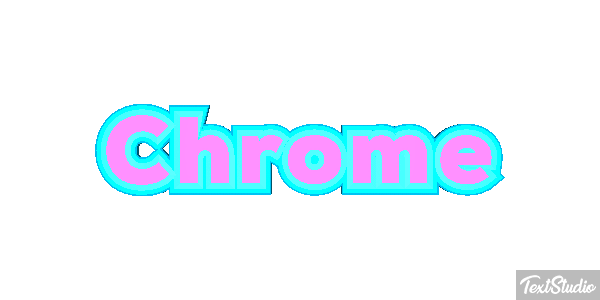 Chrome Metin efekti