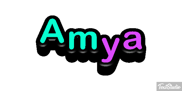 Amya Text effect