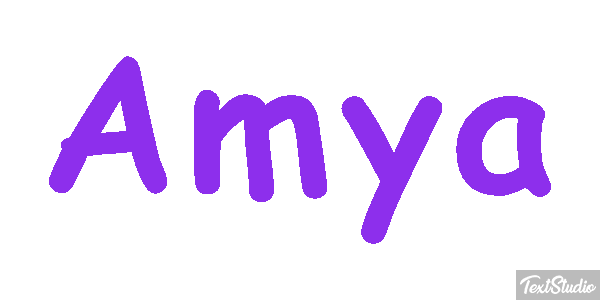 Amya Text effect